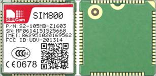 Беспроводной GSM/GPRS + Bluetooth модуль SIM800 от SIMCom Wireless Solutions