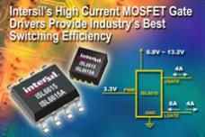 INTERSIL представляет новые высокочастотные синхронные драйверы MOSFET с большим выходным током