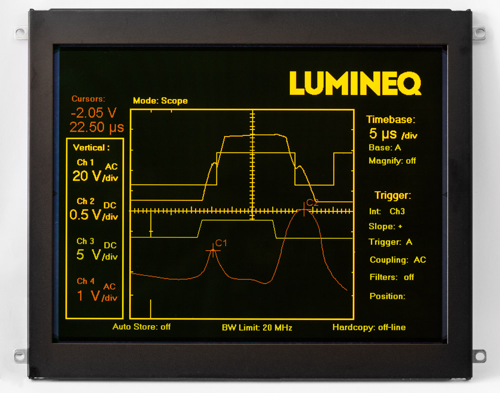 Lumineq возобновляет производство цветного дисплея EL640.480-AA1
