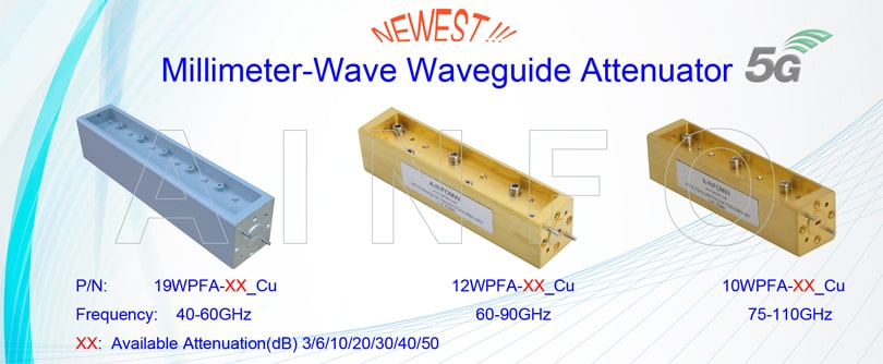 Волноводные аттенюаторы для устройств 5G от A-INFO